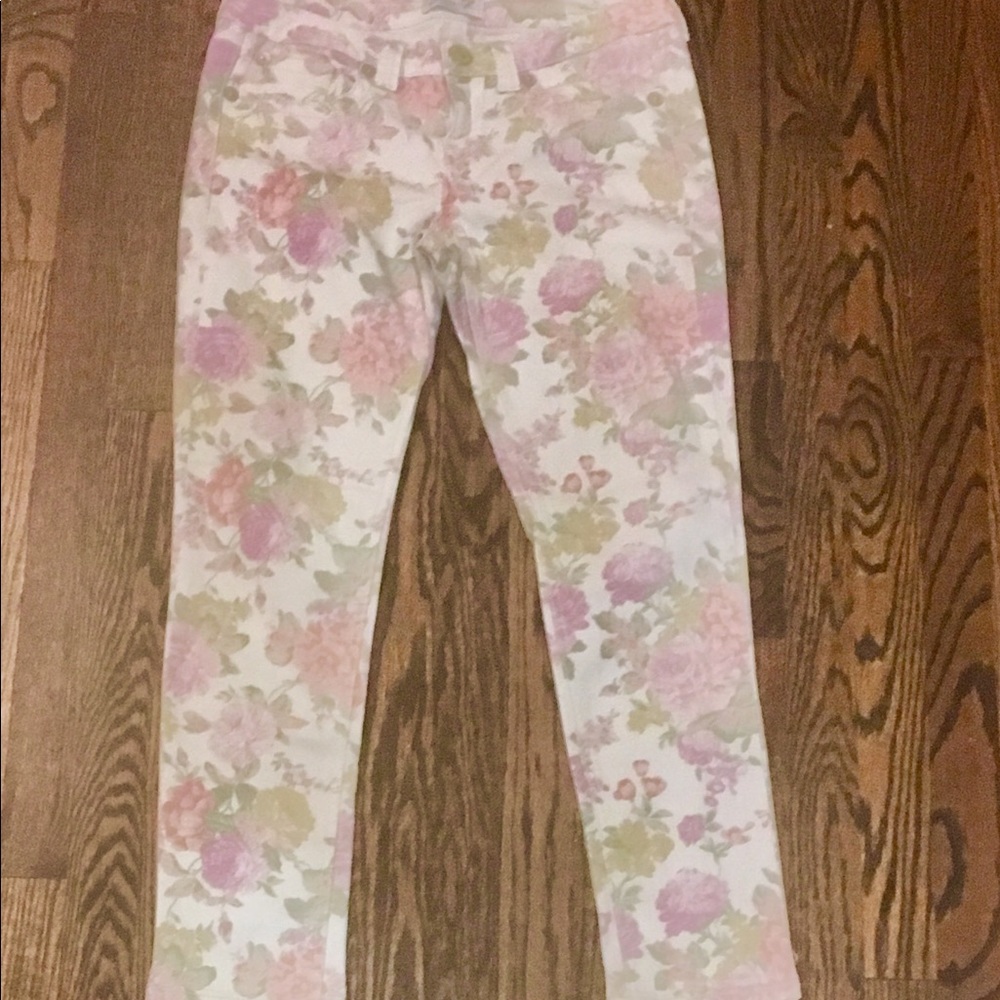 Seven 7 Floral Jeans - Picture 1 of 4